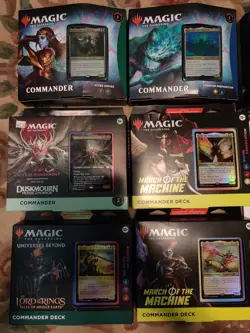 Magic the Gathering Commander Sealed Product Lot w/ other sealed items - Image 2
