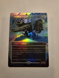 Salvation Engine - Borderless FOIL - Aetherdift - MtG - NM - Image 1