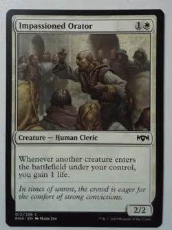 Impassioned Orator *PLAYSET* Magic MtG x4 Ravnica Allegiance - Image 1