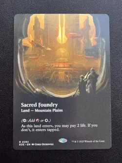 Sacred Foundry - Borderless Non-Foil - MTG #282 Edge of Eternities - NM - Image 1