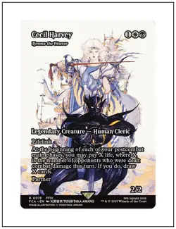1x Cecil Harvey - Tymna the Weaver, Final Fantasy, MTG NM - Image 1