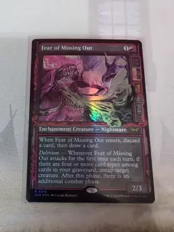 MTG - Fear of Missing Out - Showcase Foil - Duskmourn: House of Horror - Image 2
