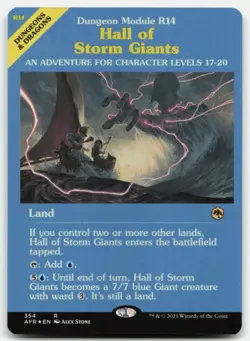 MTG Hall of Storm Giants (Dungeon Module) FOIL R Adventures in the Forgotten Rea - Image 1