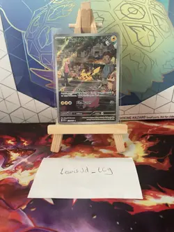 Pokemon TCG Pikachu 173/165 SCVi 151 Illustration Rare Holo Card English Edition - Image 1