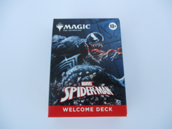 SDCC 2025 HASBRO MAGIC THE GATHERING SPIDER-MAN WELCOME DECK VENOM BLACK DECK - Image 1