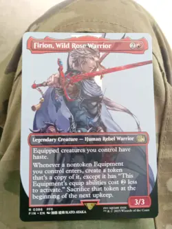 Firion, Wild Rose Warrior (Borderless) Final Fantasy Regular Mint Pack Fresh!! - Image 1