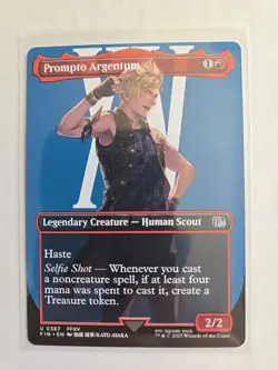 Prompto Argentum (Borderless) - Final Fantasy - NM - MTG Magic - Uncommon - Image 1