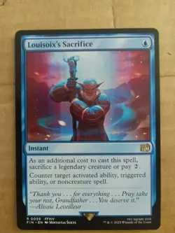 Louisoix's Sacrifice Final Fantasy Regular #59 MTG FIN Magic The Gathering MINT! - Image 1