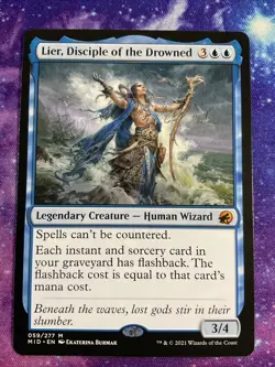 MTG Lier, Disciple of the Drowned Innistrad: Midnight Hunt 059/277 Regular... - Image 1