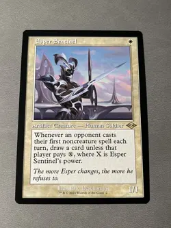 Esper Sentinel (Retro Frame) MTG Modern Horizons 2 Timeshifts Regular NM - Image 1