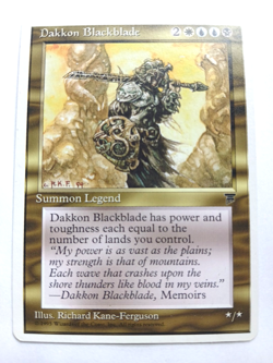 MTG: Dakkon Blackblade Chronicles Regular !~*NM HARD TO FIND*~! - Image 1