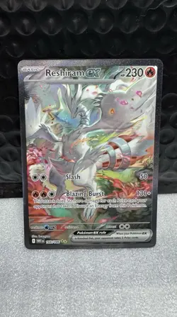 2025 Pokemon White Flare EN Reshiram EX Special Illustration Rare - Image 1