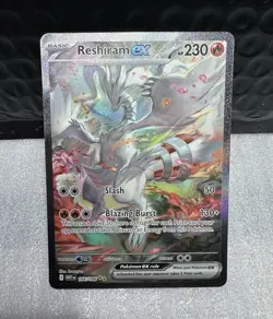 2025 Pokemon White Flare EN Reshiram EX Special Illustration Rare - Image 2
