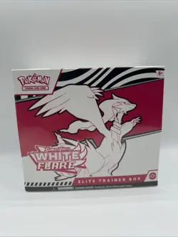 Pokemon TCG Scarlet & Violet White Flare Elite Trainer Box ETB. Factory Sealed. - Image 1