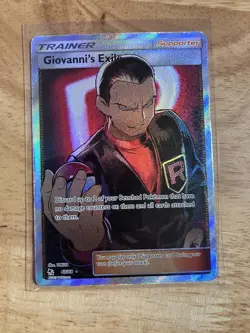 Giovanni's Exile (Full Art) 67/68 - Hidden Fates Holo - Pokemon TCG 2019 LP - Image 1
