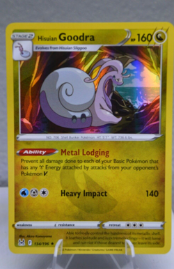 Hisuian Goodra 134/196 - Lost Origin - Rare - Reverse Holo - Pokemon - LP - Image 1