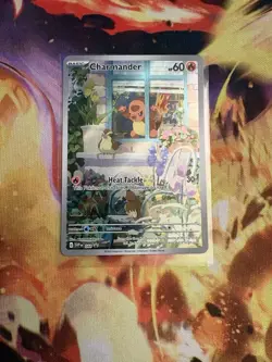 Pokemon SV: Scarlet & Violet Promo SVP CHARMANDER Black Star Promo #044 a - Image 1