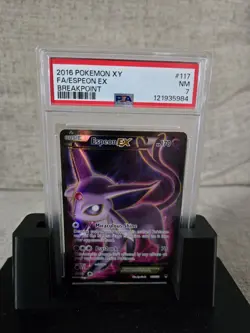 Espeon EX Breakpoint Full Art Holo Pokemon Card PSA 7 NM #117/122 - Image 1