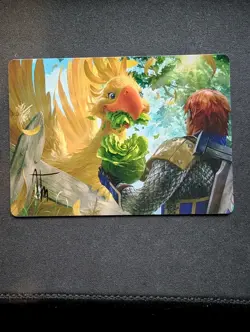 Gysahl Greens Gold-Stamped Art Card 10/53 - FINAL FANTASY MTG - Image 1