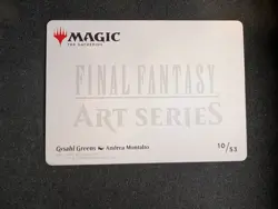 Gysahl Greens Gold-Stamped Art Card 10/53 - FINAL FANTASY MTG - Image 2