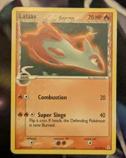 Latias 21/110 Pokemon 2006 Holon Phantoms Regular Rare MP + Bonus Card Latios 23 - Image 1