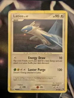 Latias 21/110 Pokemon 2006 Holon Phantoms Regular Rare MP + Bonus Card Latios 23 - Image 3
