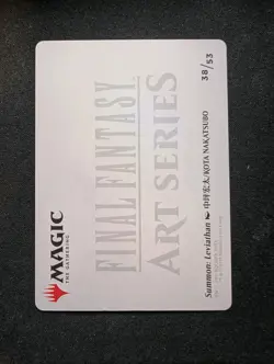 Summon: Leviathan (Art Series) #38/53 Final Fantasy MTG Card Near Mint Condition - Image 2