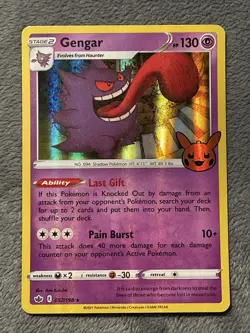 Gengar 057/198 Pokemon Card 2021 Trick Or Trade Rare Holo NM - Image 1