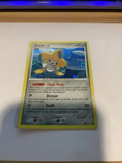 Jirachi Lv. 39 7/111 Holo Rare Rising Rivals Pokemon TCG 2009 Card Lp/mp - Image 1
