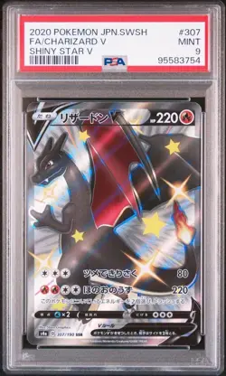 PSA9 Charizard V SSR 307/190 S4a Shiny Star V 2020 Pokemon Card Nintendo Japan - Image 1