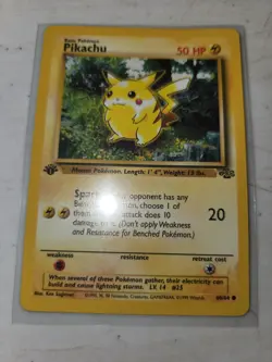 Pikachu 60/64 - 1st Edition Jungle - Pokemon Card WOTC NM/LP - Image 1