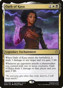 4x Oath of Kaya - NM - War of the Spark - SPARROW MAGIC mtg - Image 1