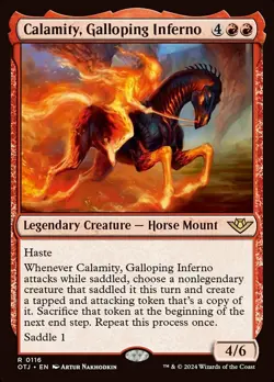 1 x Calamity, Galloping Inferno - Outlaws of Thunder Junction - NM-Mint - MTG - Image 1