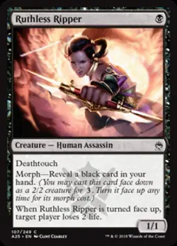 Ruthless Ripper -Foil Medium Play MTG Masters 25 - Image 1