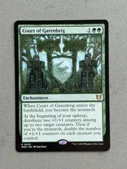 Court of Garenbrig #25 MTG Commander Wilds of Eldraine WOC Regular Rare - NM - Image 1