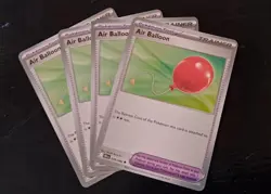 4x Air Balloon 079/086 Uncommon Black Bolt Pokemon TCG Playset - Image 1