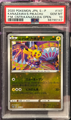 PSA 10 Kanazawa's Pikachu 147/S-P Kanazawa Open Pokemon Card Japanese 2020 - Image 1