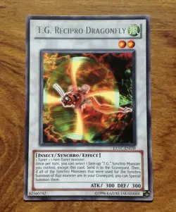 YUGIOH T.G. Recipro Dragonfly Rare EXVC EN039. Free Postage - Image 1