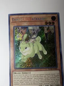 Yugioh Danger!U JackalopeU BLAR-EN088 Secret Rare 1st Ed NM - Image 2