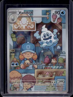 Vanillish 190/182 Pokemon Card NM/Mint Scarlet & Violet Paradox Rift - Image 1