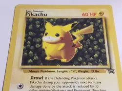 PIKACHU (Ivy) - 1999 - First Black Star Promo pokemon League Card #1 - WOTC  NM - Image 10