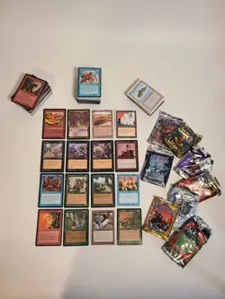 Magic The Gathering (MTG) Vintage Card Lot, 1990s, Various Conditions - Image 1