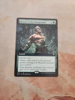 Return Of The Wildspeaker Extended Art Throne Of Eldraine MTG NM - Image 1