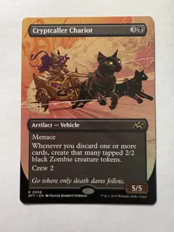 Cryptcaller Chariot (Borderless / extended art) Aetherdrift Regular - Image 2