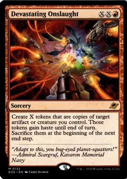 Devastating Onslaught M Edge of Eternities 132 NM - Image 1