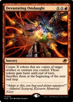 Devastating Onslaught M Edge of Eternities 132 NM - Image 1