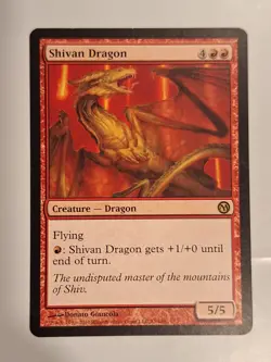 Shivan Dragon - Dual of the Planeswalkers Magic the Gathering MTG Nice! - Image 1