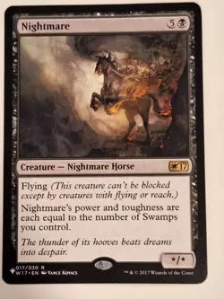 Nightmare - Magic 2017 Core Set M17 - Magic the Gathering MTG Nice! - Image 1