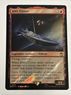 MTG Universes Beyond: Doctor Who RMS Titanic Surge Foil 0698 NM Rare - Image 1