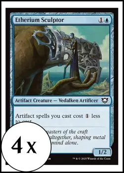 MTG - 4 x Etherium Sculptor - Playset 4x x4 - Edge of Eternities - Image 1
